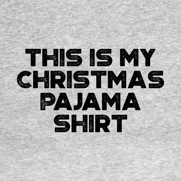 This Is My Christmas Pajama Shirt Funny Vintage Retro by truffela